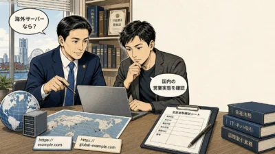 海外サーバー・海外プラットフォームでも届出は必要？映像送信型性風俗特殊営業の確認ポイント