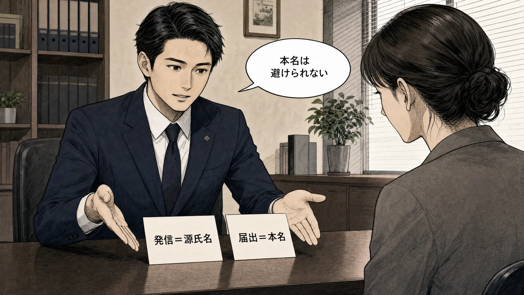 本名を出したくない場合の選択肢とプライバシーを整理する場面
